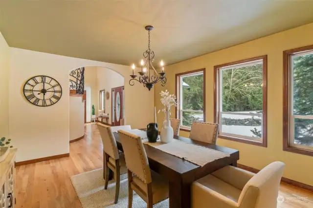 Easy flow between the dining area and great room, ideal for entertaining.