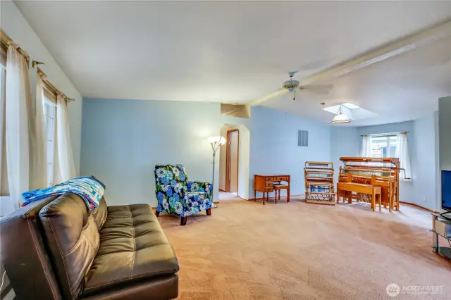 Open Concept Living & Dining Room