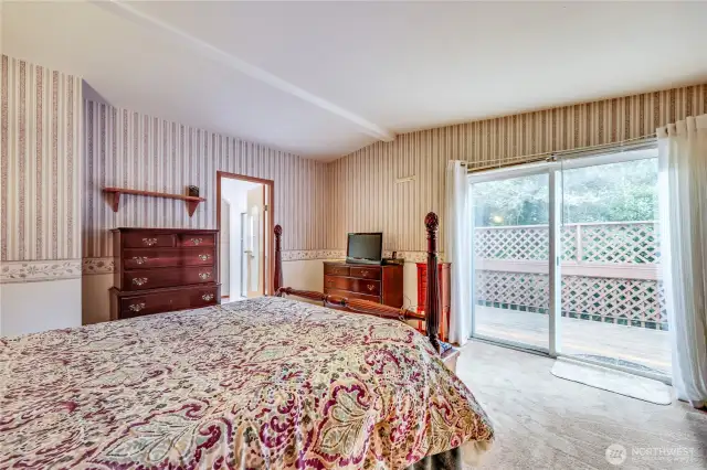 Private Deck off Primary Bedroom.