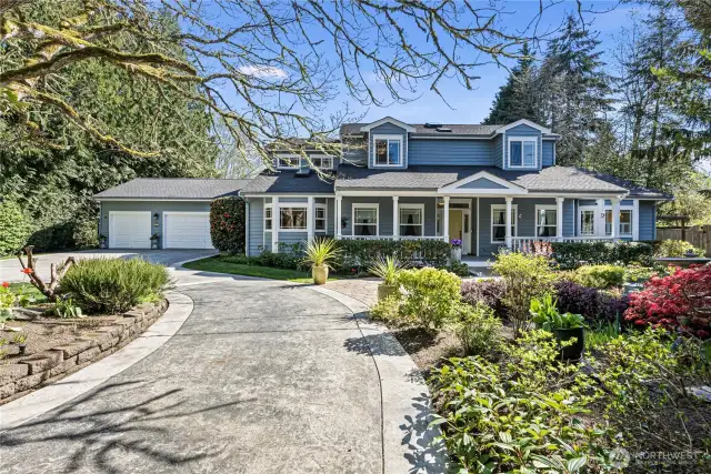 Gracious home nestled above Chambers Creek