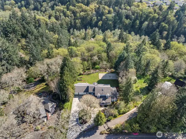 Secluded two acre Chambers Creek estate
