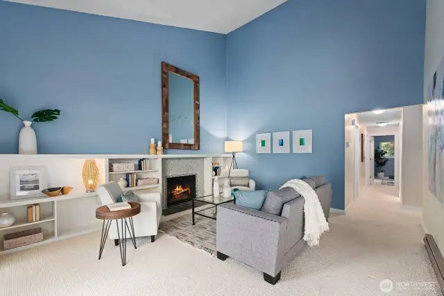 Plenty of wall space for art