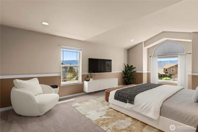 Primary bedroom suite