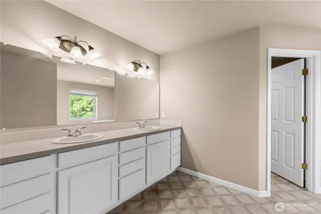Primary spacious bath