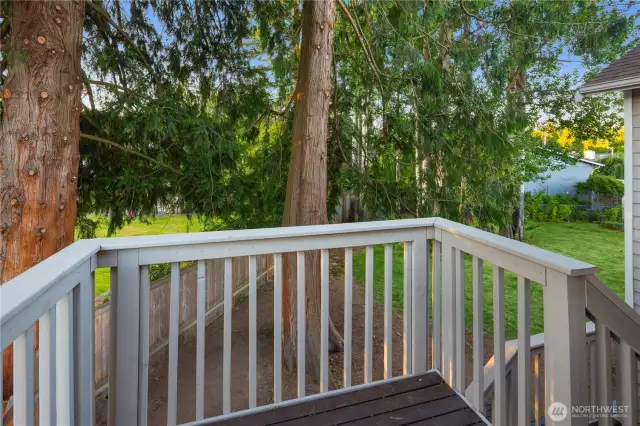 Private deck off primary suite