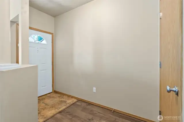 Foyer greets you with natural light