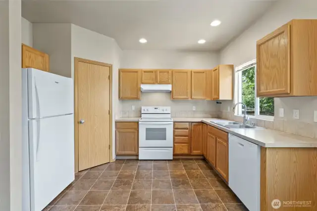 Kitchen with pantry