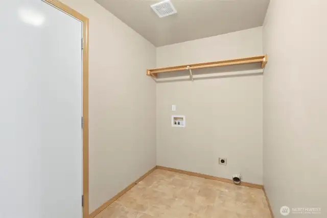 Laundry room on the lower level