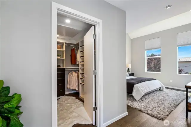 Walk-in closet.