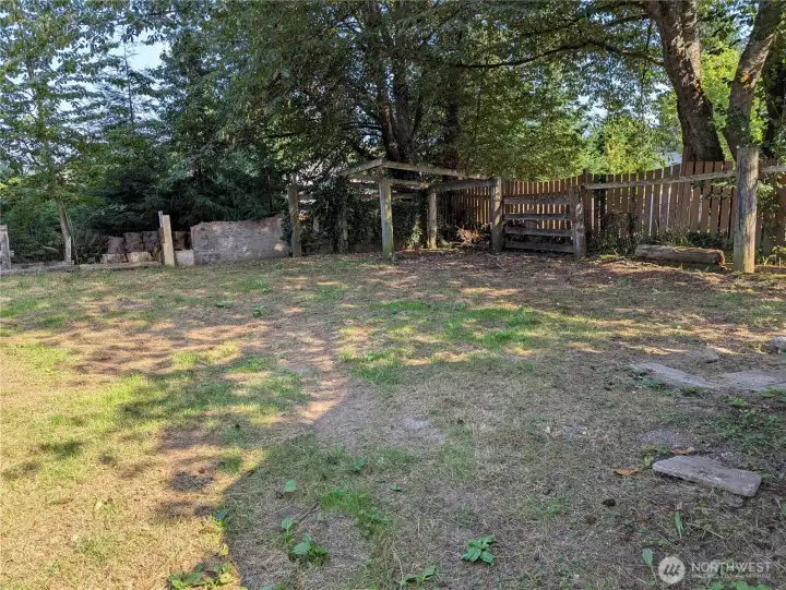 Potential space for shed