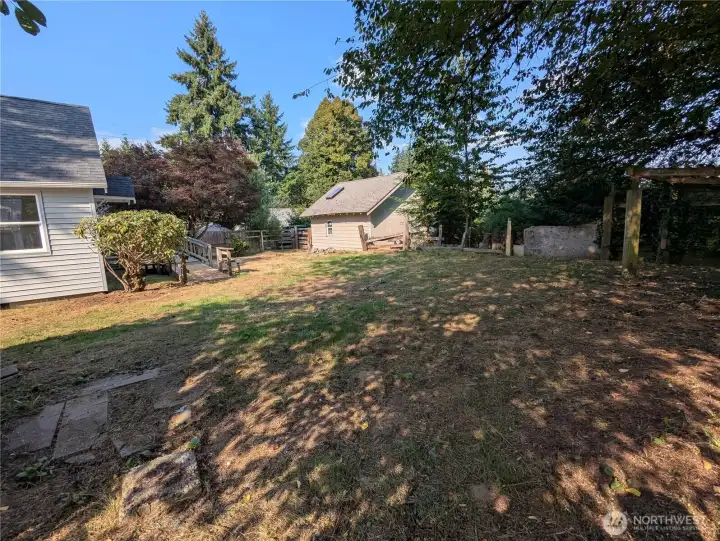 Wonderful sized backyard!