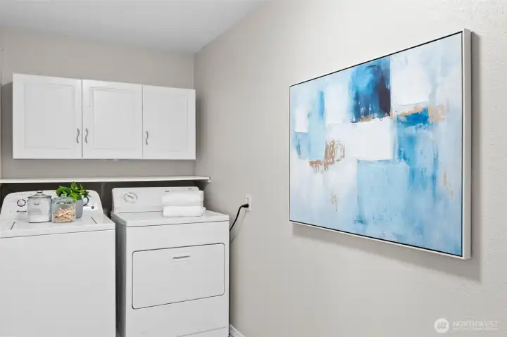 Dedicated laundry room
