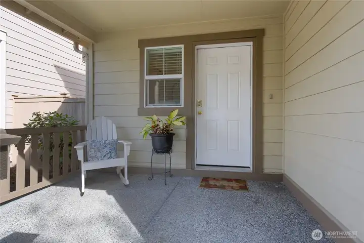 Large covered Front Porch to greet your guests or enjoy the afternoon.