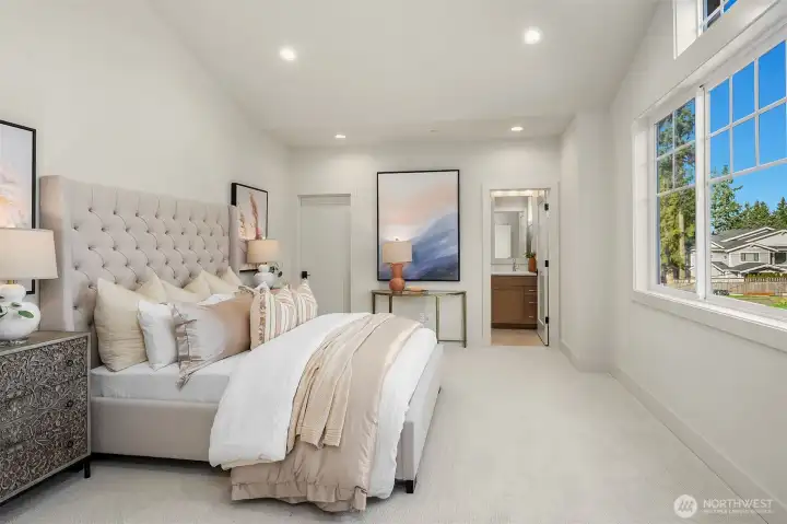 Secluded main floor en suite