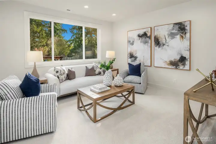 Flexible upper level bonus space