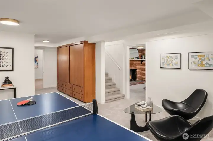Downstairs flex room. Ping Pong? Office? Whatever you want, this house has room for it.