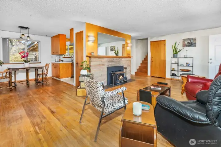 A great space to socialize or spend cool evenings near the fire.