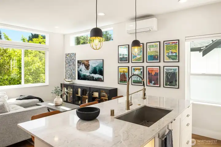 This space looks, feels and lives much larger in person. This space looks, feels and lives much larger in person.
