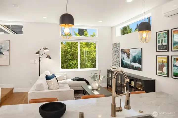 This space looks, feels and lives much larger in person. This space looks, feels and lives much larger in person.