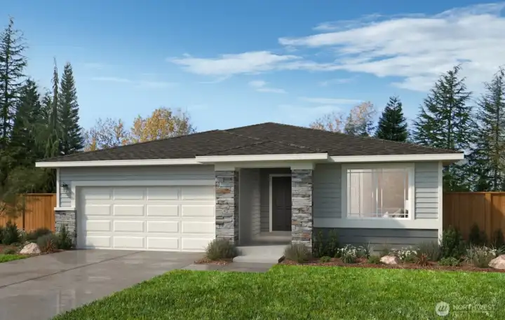 Welcome home to Park Forest!  *exterior rendering only