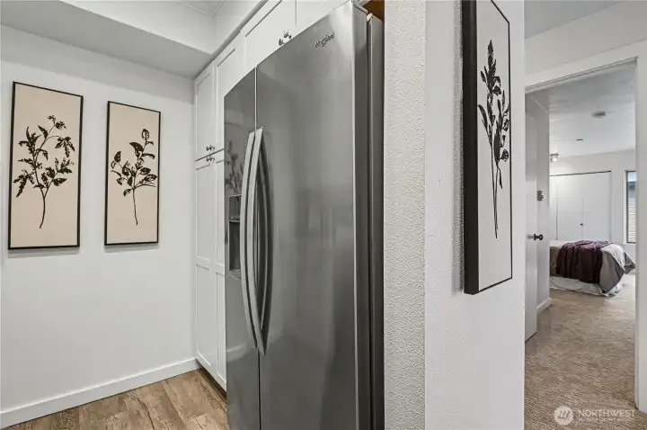 Plenty of cabinet storage!