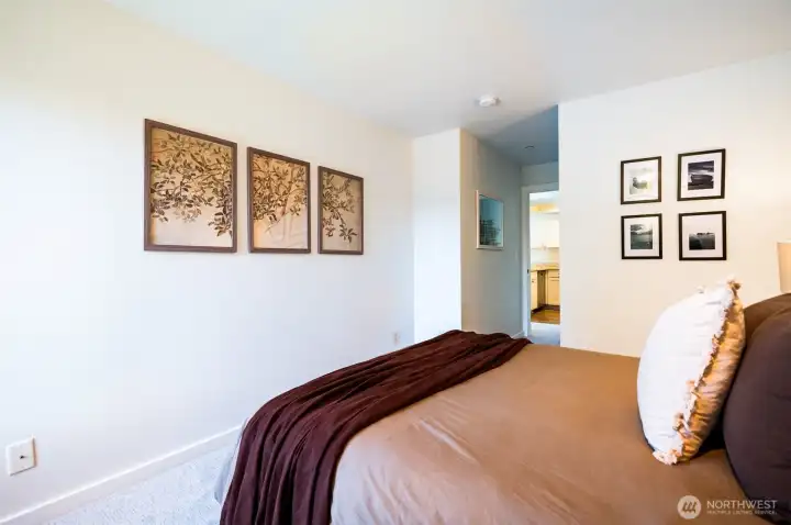 Another view of the second bedroom.