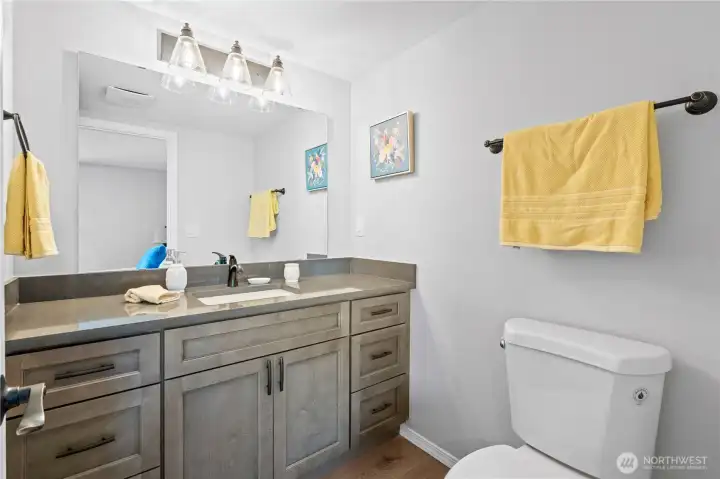 Primary En Suite Bath is all new!