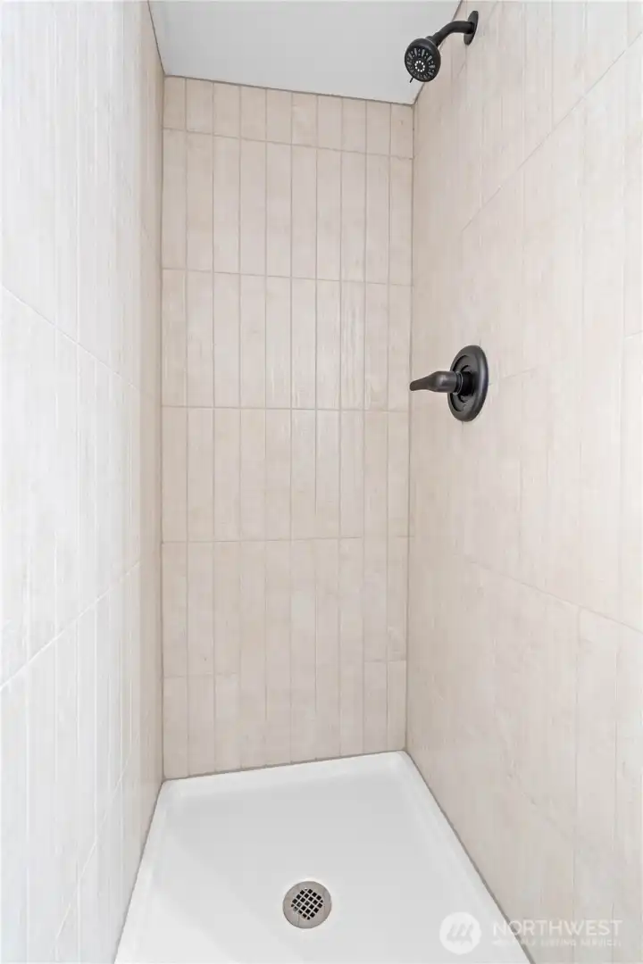 Primary Shower with Custom Tile work