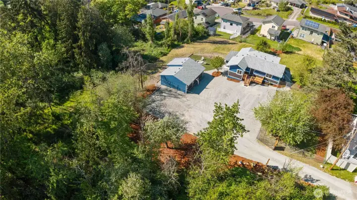 Awesome Location down a private road to this Half Acre Lot!
