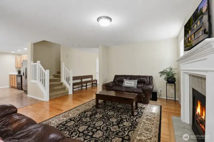 Another view of the family room.