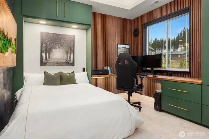 Main Level den with Murphy Bed