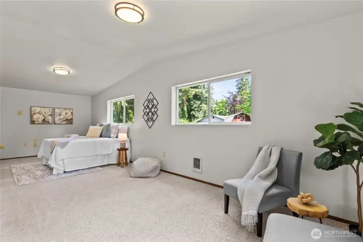 Large Primary Bedroom with ensuite and walk in closet Large Primary Bedroom with ensuite and walk in closet