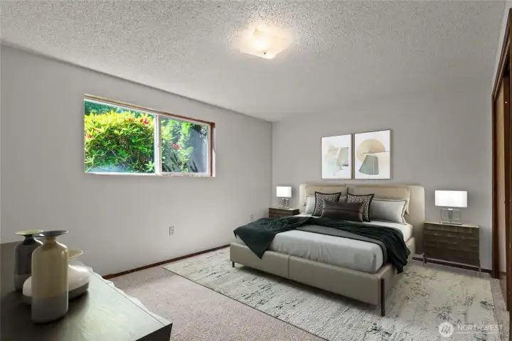 Bedroom #2 virtual staging Bedroom #2 virtual staging