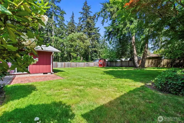 Very private and fully fenced backyard Very private and fully fenced backyard