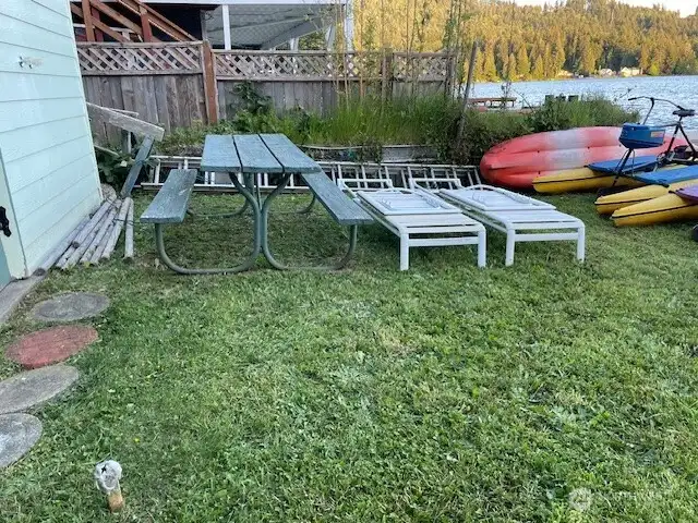 Lots of Toys and outdoor fun. Outdoor shower plumbed on lake facing wall adjacent to storage area Lots of Toys and outdoor fun. Outdoor shower plumbed on lake facing wall adjacent to storage area