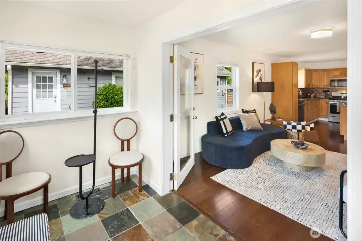 Welcoming entry space connects nicely to the home's main living area. Welcoming entry space connects nicely to the home's main living area.