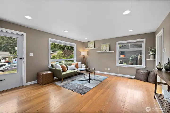 Living Room from Bedroom hallway
