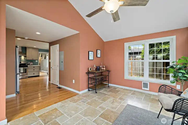 Sunroom hallway