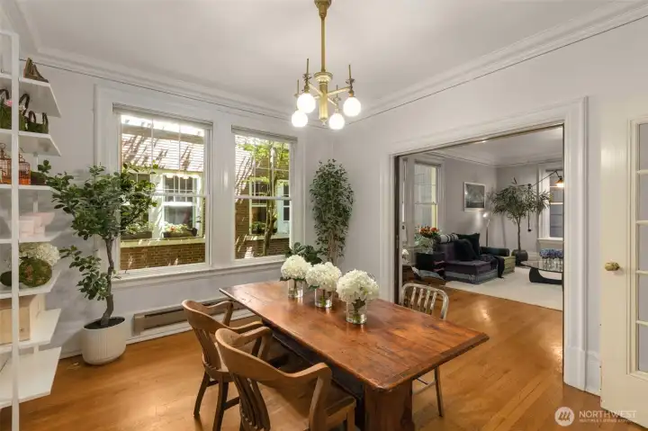 Formal dining or home office? Spaces are so flexible. Formal dining or home office? Spaces are so flexible.