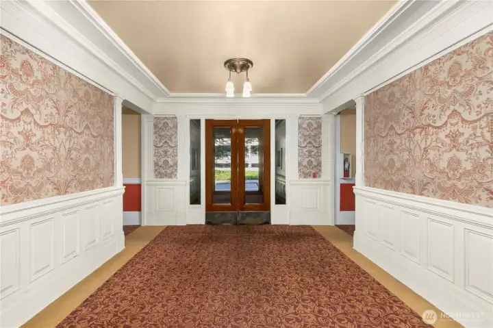 Common entry hallway Common entry hallway