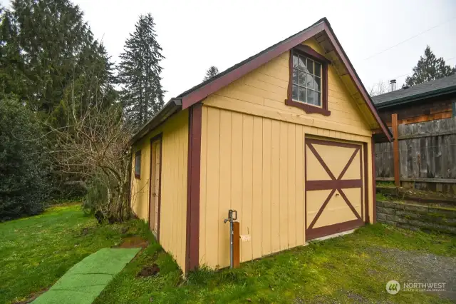 View of garage/shop