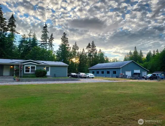 5 private acres.