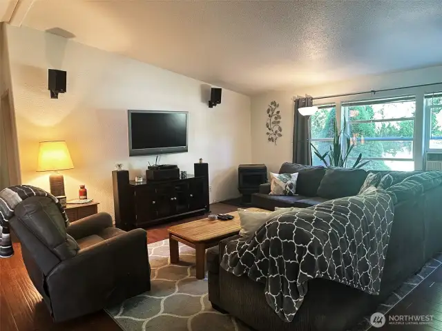 Open concept. Real Hardwood floors.