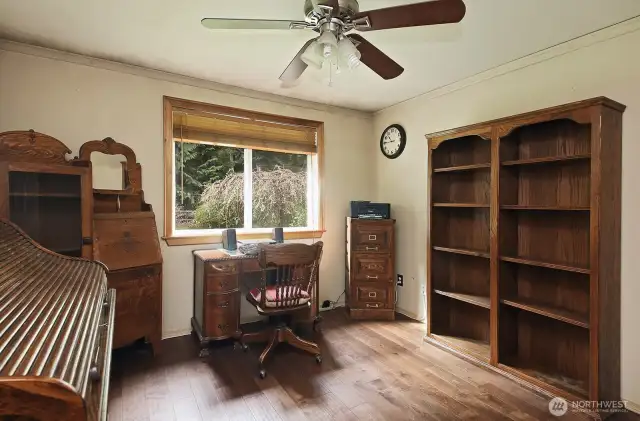 3rd bedroom used as an office.