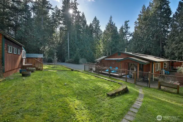 Very private property and peaceful.