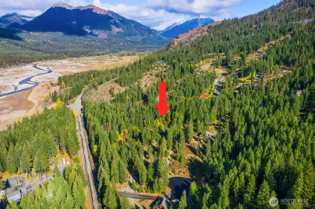 Arrow is approximate