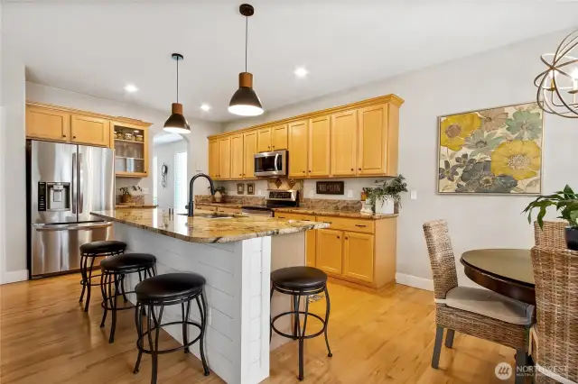 Kitchen with eating space