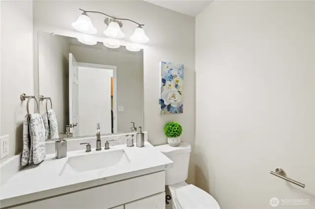 Main floor 1/2 bathroom.