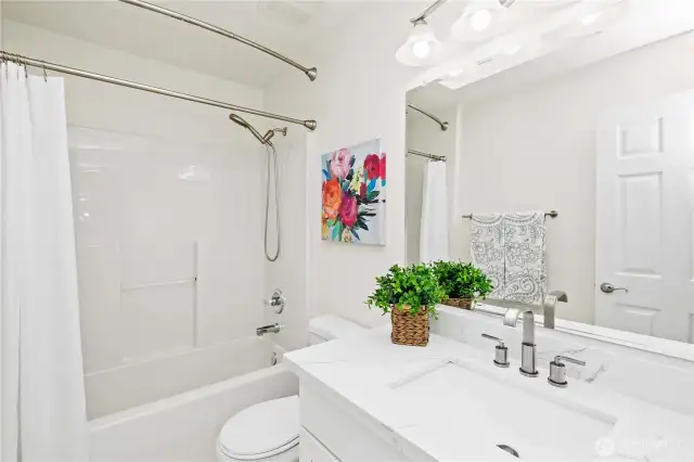 Hallway full bathroom.