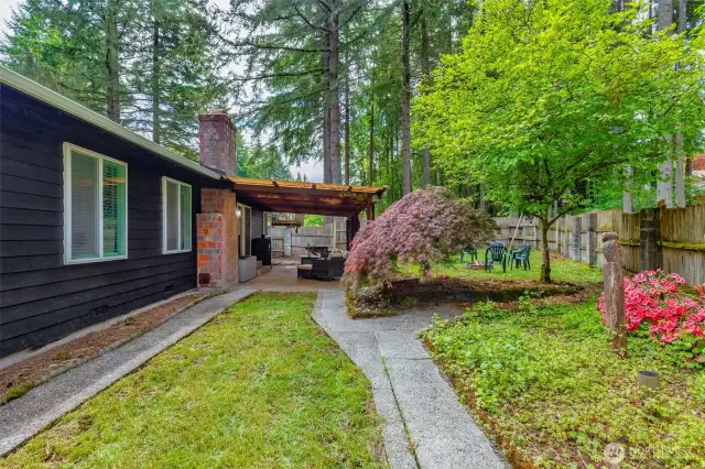 Plenty of backyard space to accommodate your needs